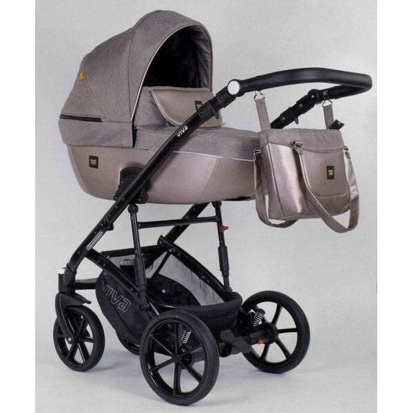 

Детская коляска 2 в 1 Expander Viva V-65365 Camel эко-кожа
