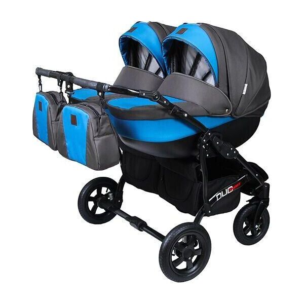 

Детская коляска для двойни 2 в 1 Angelina Viper Duo Smart антимоскитные сетки