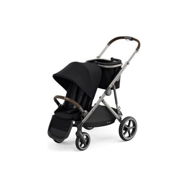 

Коляска прогулочная Cybex Gazelle S Deep Black багажная корзина