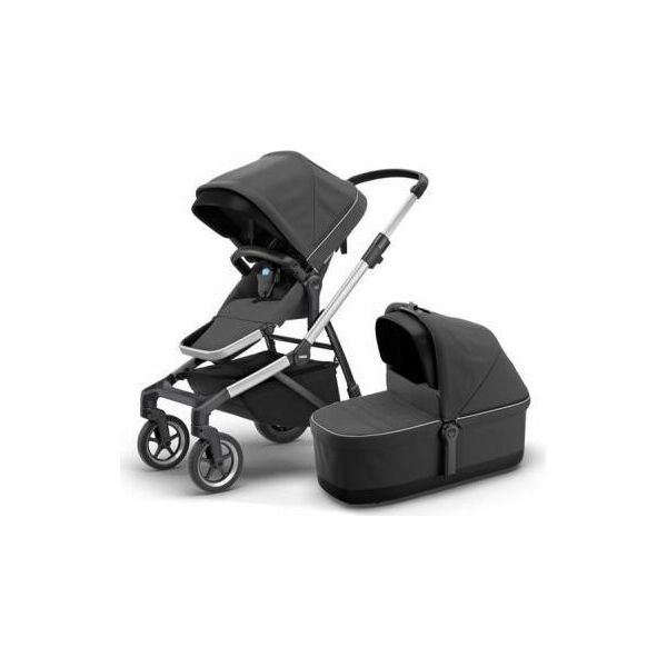 

Коляска универсальная Thule 2 в 1 Sleek + Bassinet Charcoal Grey