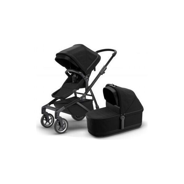 

Коляска универсальная Thule 2 в 1 Sleek с люлькой Black on Black