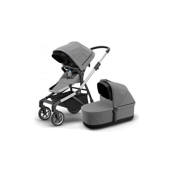

Коляска универсальная Thule 2 в 1 Sleek с люлькой Grey Melange