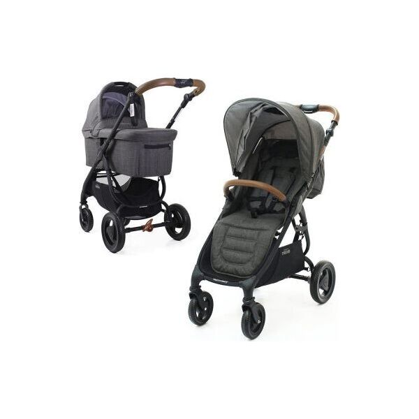 

Коляска универсальная ультра легкая Valco Baby 2 в 1 Snap 4 Trend Charcoal