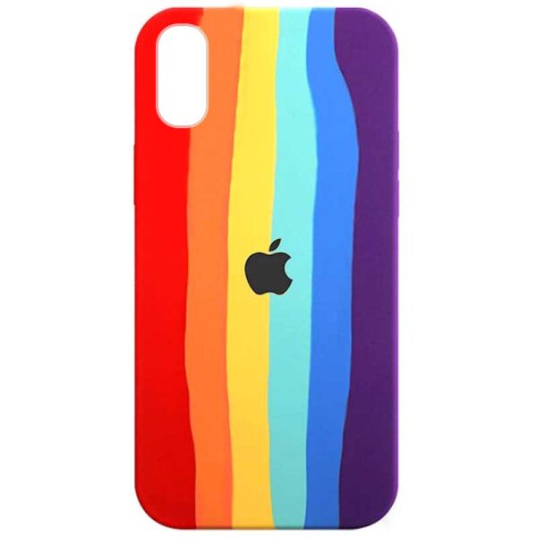 

Чехол Silicone case Full Rainbow для iPhone X (5.8") (Красный / Фиолетовый) (1164813)