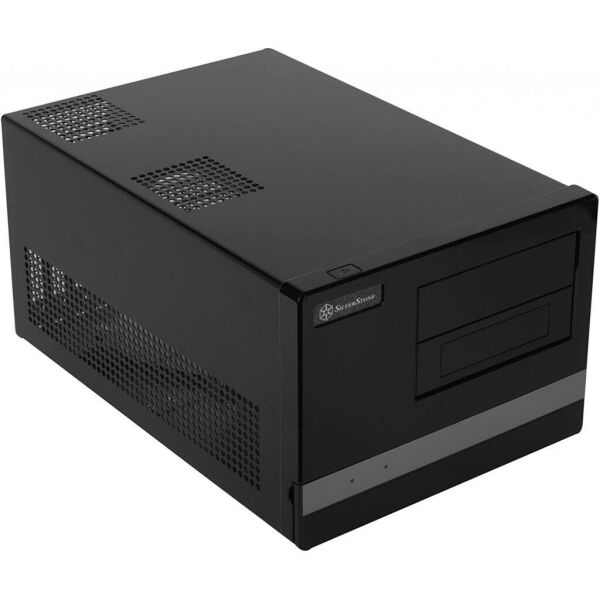 

Корпус SilverStone SUGO SG02B-F, Micro ATX, USB3.0x2, 1x80мм, без БП, черный