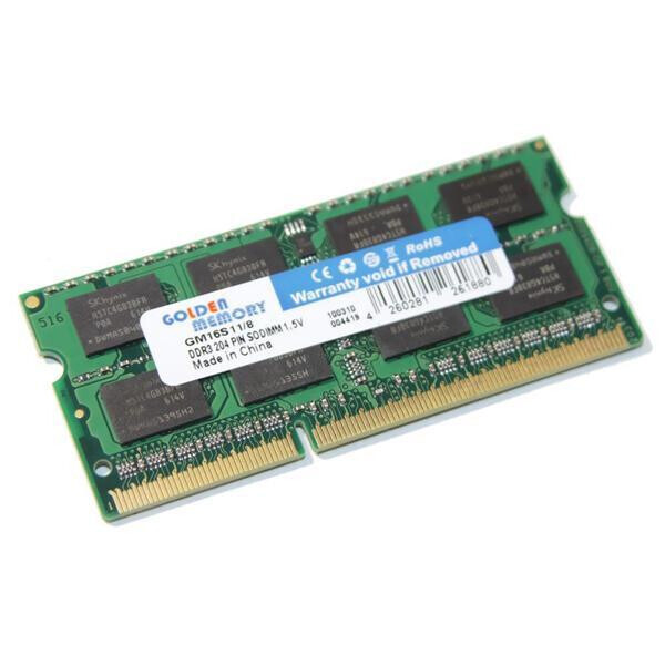 

Оперативная память DDR3 2Gb Golden Memory 1600MHz Sodimm (GM16S11/2)