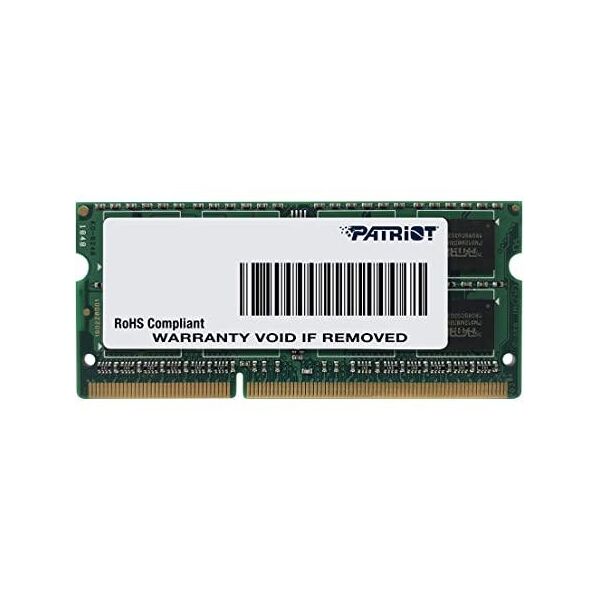 

Оперативная память DDR3 8Gb Patriot 1600MHz Sodimm (PSD38G1600L2S)