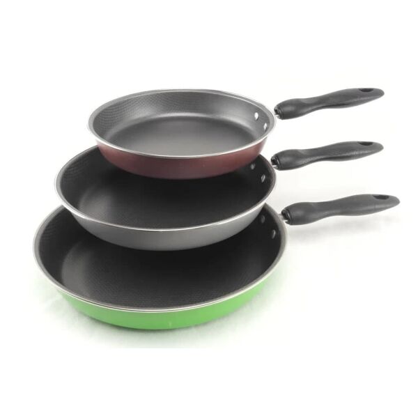 

Набор сковородок A-PLUS Круглые из алюминия 3 шт с антипригарным покрытием Fernogreen