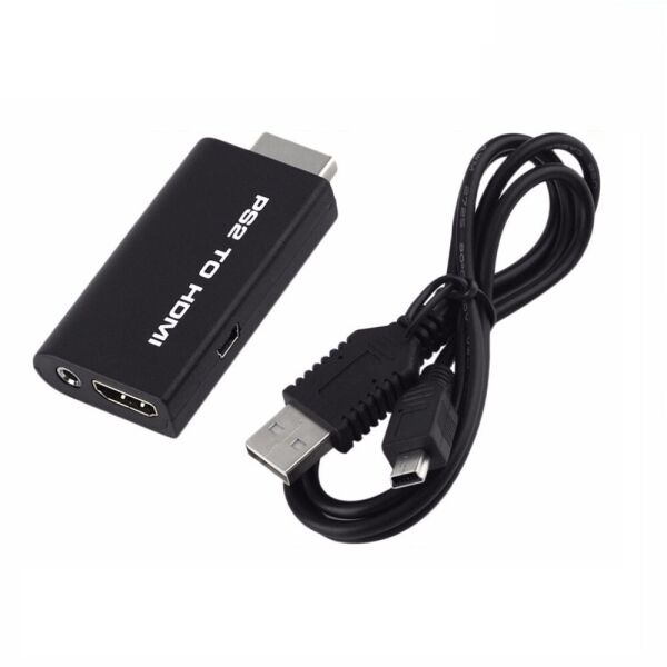 

PS2 - HDMI адаптер конвертер видео аудио для Sony PlayStation 2 aux black
