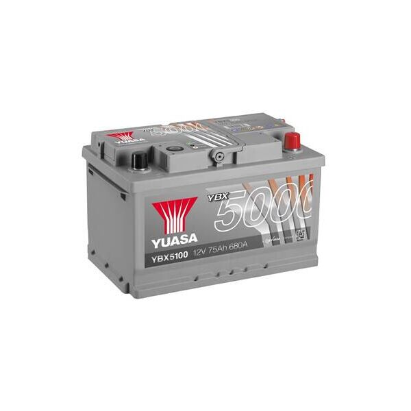 

Акумулятор Yuasa 12V 75Ah Silver High Performance Battery (YBX5100)