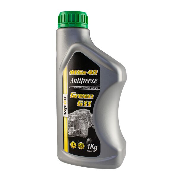 

Антифриз VipOil G11 MEGA Green 40 (зелений), 1 кг (0335797)