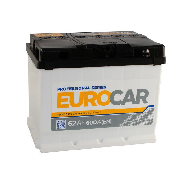 

Акумулятор 62 Аh/12V EUROCAR (1) (000019750)