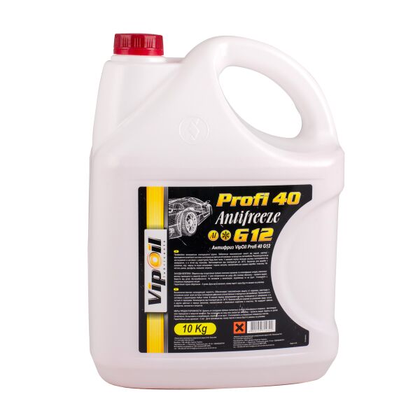 

Антифриз VipOil G12 Profi 40 (червоний), 10кг (701404)