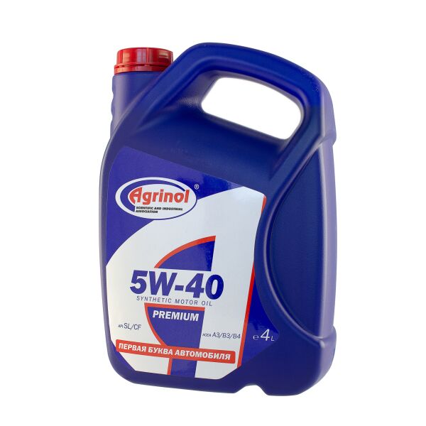 

Моторна олива Агрінол 5W-40 SL/CF 4л (0101785)