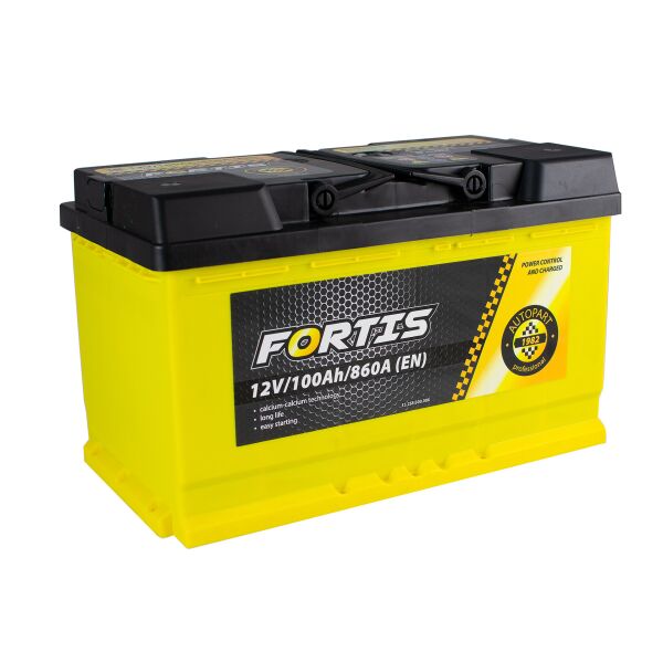 

Автомобільний акумулятор 100 Ah/12V FORTIS (0) Euro_L4 короткий (FRT100-L4-00)
