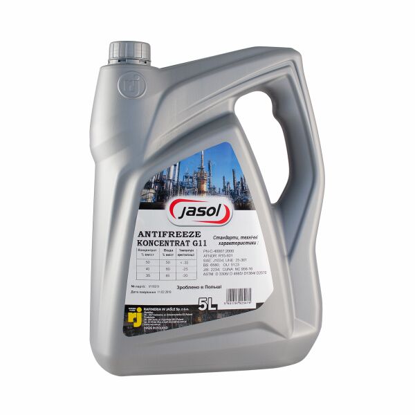 

Антифриз JASOL ANTIFREEZE KONCENTRAT G11 5L (0325123)