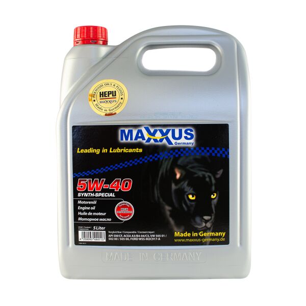 

Моторна олива HEPU Maxxus 5W40 SYNTH SPECIAL 5L (5W40-SPECIAL-005)