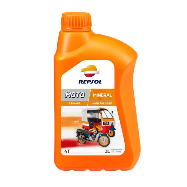 

Моторна олива Repsol Moto High Mileage 4T 25W60 1 л (RP181I51)