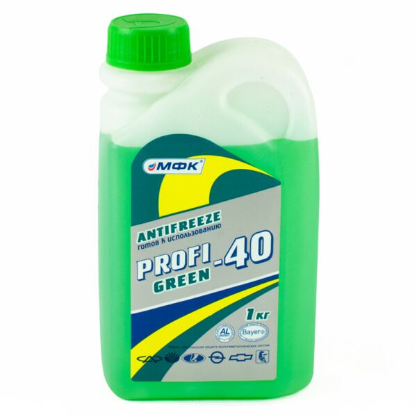 

Антифриз PROFI-40 Green (-30 С ), 1кг (0012558)