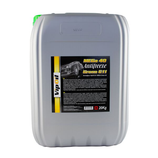 

Антифриз VipOil G11 MEGA Green 40 (зелений), 20 кг (0335800)