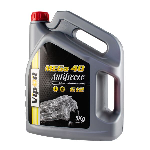 

Антифриз VipOil G12 MEGA 40 (червоний), 5 кг (701435)