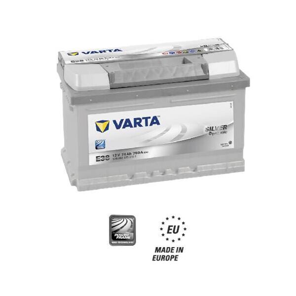 

Акумулятор VARTA 74Ач Silver Dynamic E38 (574402075)