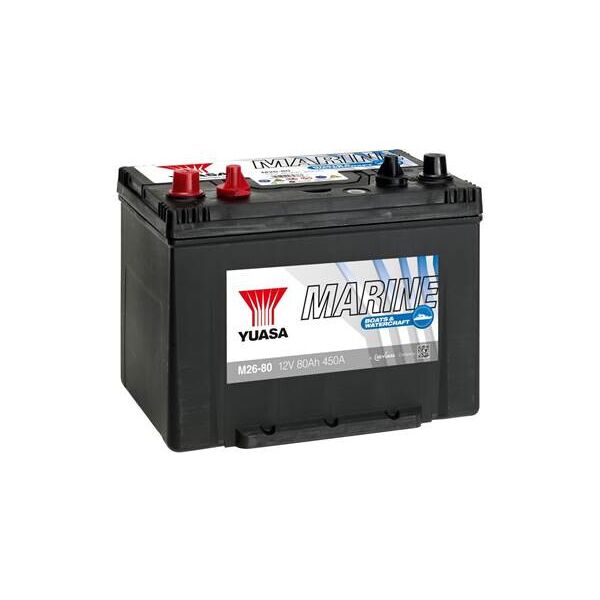

Акумулятор Yuasa 12V 80Ah Marine Battery (M26-80)