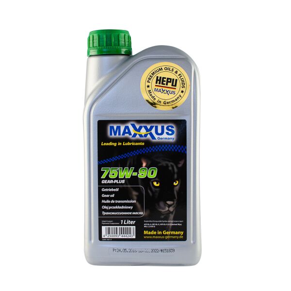 

Трансмісійна олива HEPU Maxxus 75W90 GEAR PLUS 1L (75W90-PLUS-001)