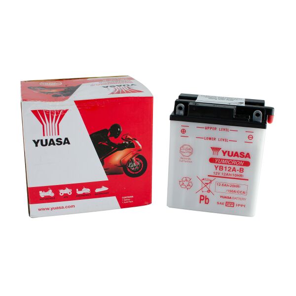 

Акумулятор МОТО Yuasa 12V 12,6Ah YuMicron Battery (YB12A-B)