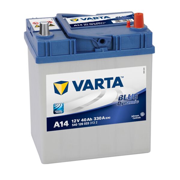

Акумулятор VARTA 40Ач Blue Dynamic АЗИЯ A14 (540126033)