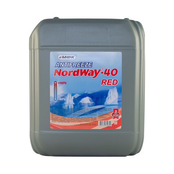 

Антифриз NordWay-40 RED, 9,3 кг (0217448)