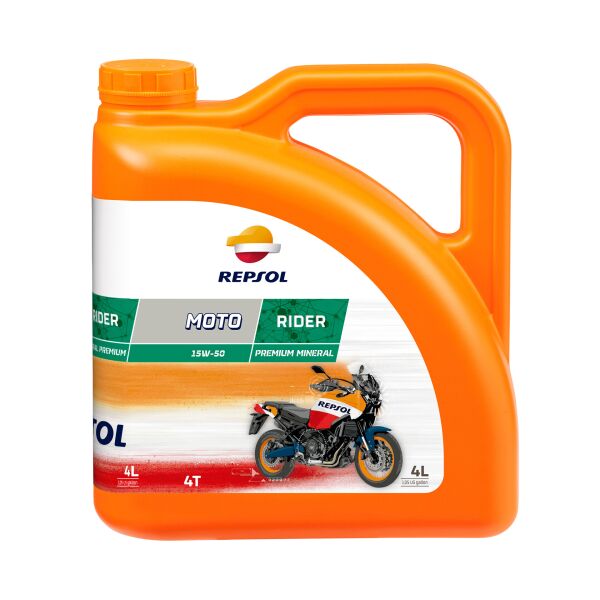 Моторна олива Repsol Moto Rider 4T 15W-50 4 л. (RP165M54)