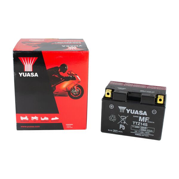 

Акумулятор МОТО Yuasa 12V 11,8Ah MF VRLA Battery AGM (TTZ14S)