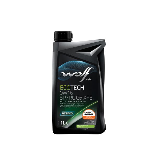 

Моторна олива WOLF ECOTECH 0W16 SP/RC G6 XFE 1L (1047248)
