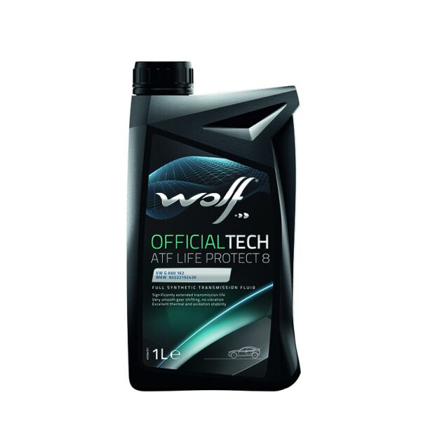 

Трансмісійна олива WOLF OFFICIALTECH ATF LIFE PROTECT 8 1L (8326479)