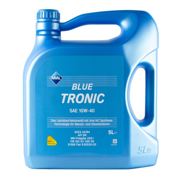 

Моторна олива Aral BlueTronic 10W-40 5 л (AR-20485)
