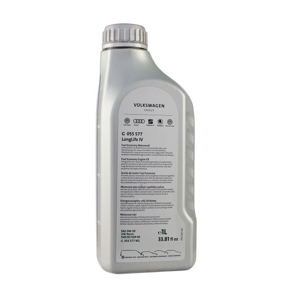 

Моторна олива VW AUDI Longlife IV FE 0W-20 1L (G S60 577 M2 EUR)