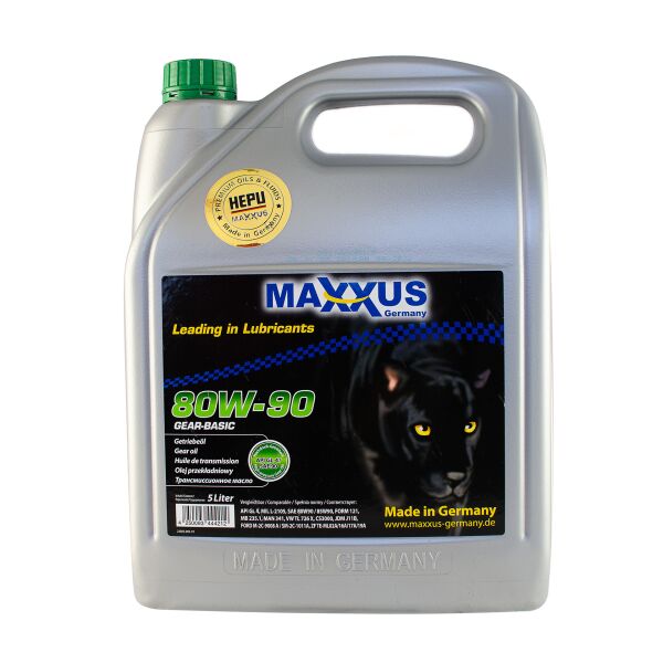 

Трансмісійна олива HEPU Maxxus 80W90 GEAR BASIC 5L (80W90-GEAR-BASIC-005)