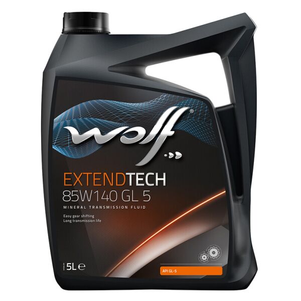 

Трансмісійна олива WOLF EXTENDTECH 85W140 GL 5 5L (8304705)