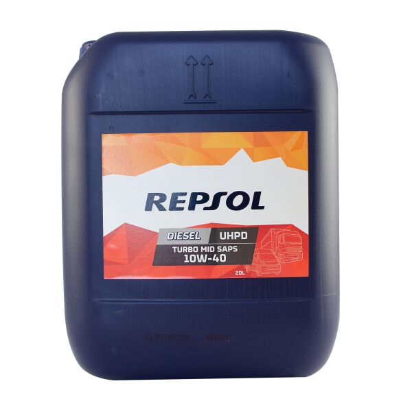 

Моторна олива Diesel Turbo UHPD MID SAPS REPSOL 10W-40 B-20 20л. (RP037K16)