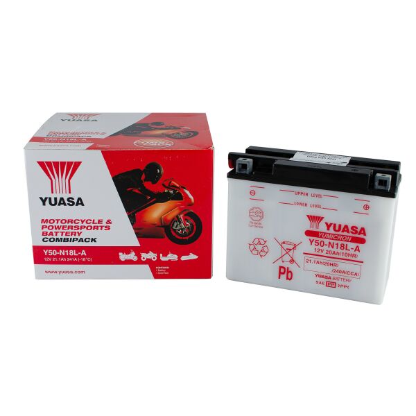 

Акумулятор МОТО Yuasa 12V 21,1Ah YuMicron Battery (Y50-N18L-A)