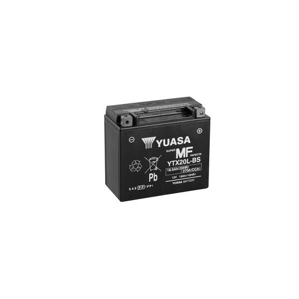 

Акумулятор МОТО Yuasa 12V 18,9Ah MF VRLA Battery (YTX20L-BS)
