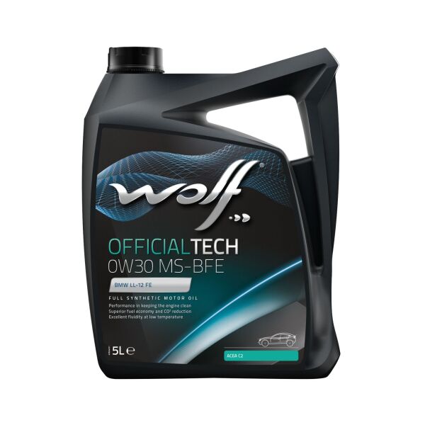

Моторна олива WOLF OFFICIALTECH 0W30 MS-BFE 5L (8336515)