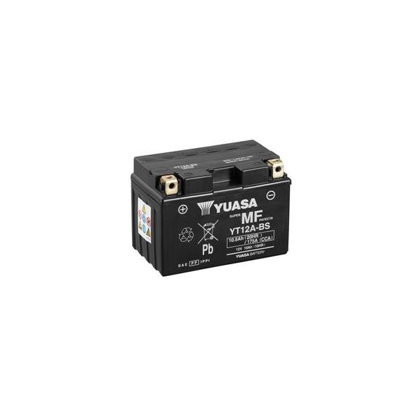 

Акумулятор МОТО Yuasa 12V 10Ah MF VRLA Battery (YT12A-BS)
