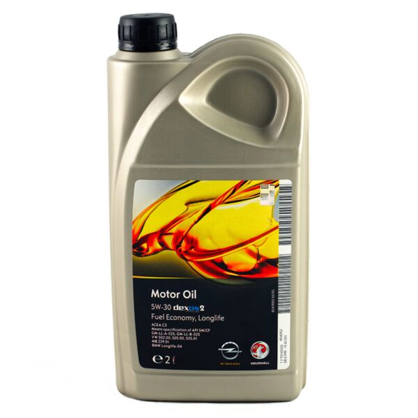 

Моторна олива GM DEXOS 2 5W-30 2 Liter (1942001)