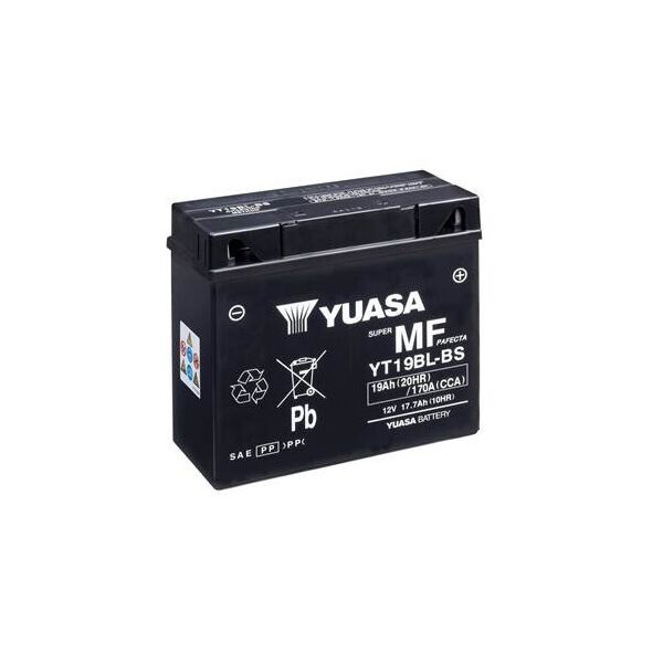 

Акумулятор МОТО Yuasa 12V 19Ah MF VRLA Battery (YT19BL-BS)