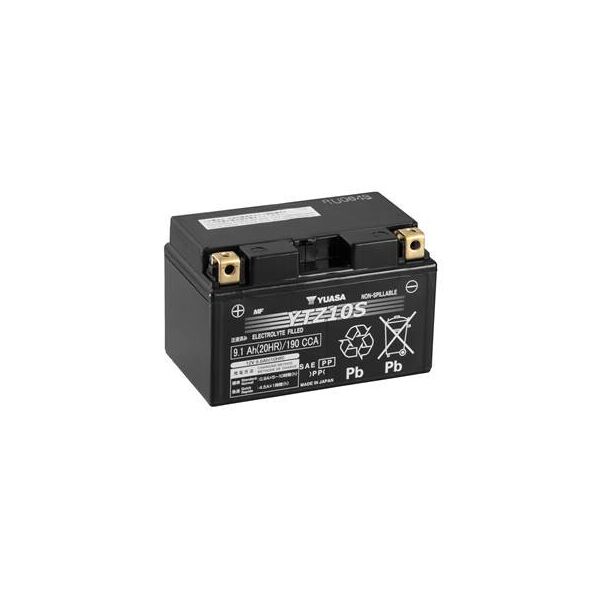 

Акумулятор МОТО Yuasa 12V 9,1Ah High Performance MF VRLA Battery (YTZ10S)