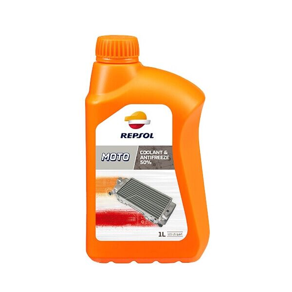 

Охолоджувальна рідина Repsol MOTO COOLANT & ANTIFREEZE 50%, 1л (RP714W51)
