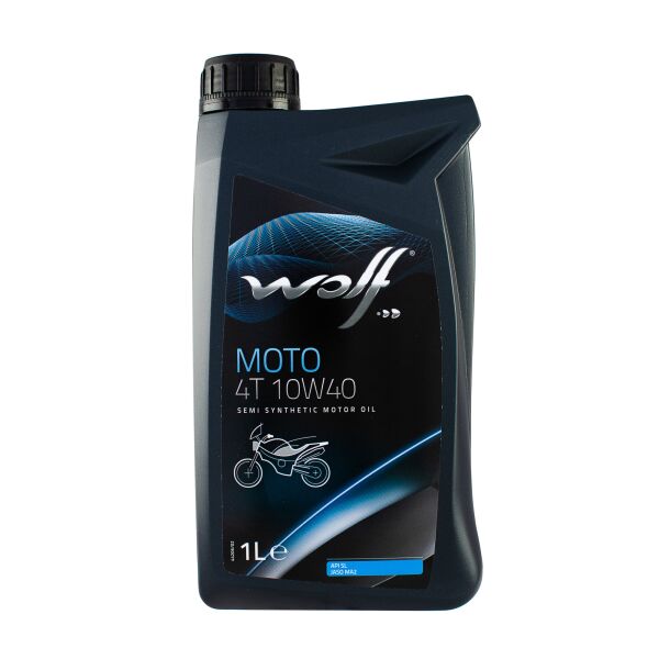 

Моторна олива WOLF MOTO 4T 10W40 1L (1043808)