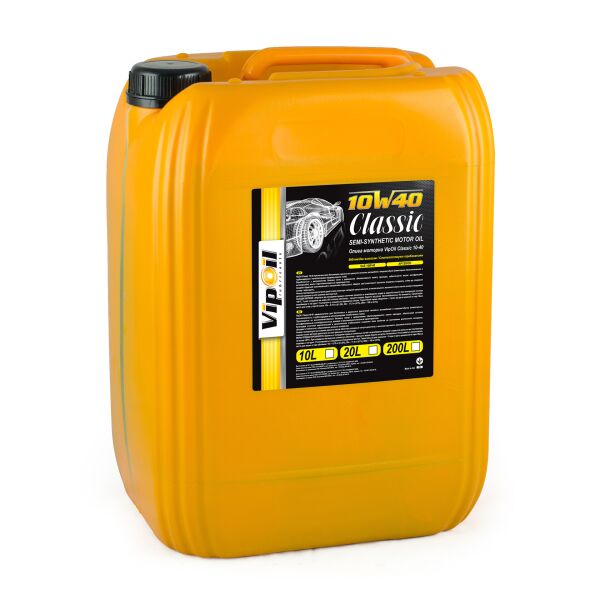 

Моторна олива VipOil Classic 10W-40 SG/CD, 20L (0162836)